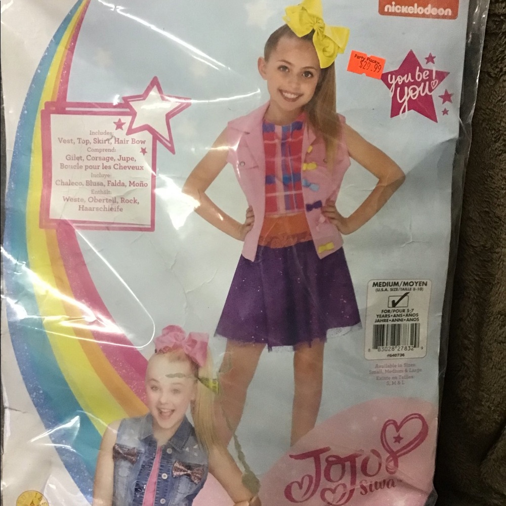 JoJo Siwa Costume Sz med 8/10